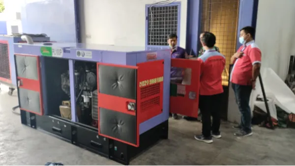 penyiapan genset perkins 100 kva